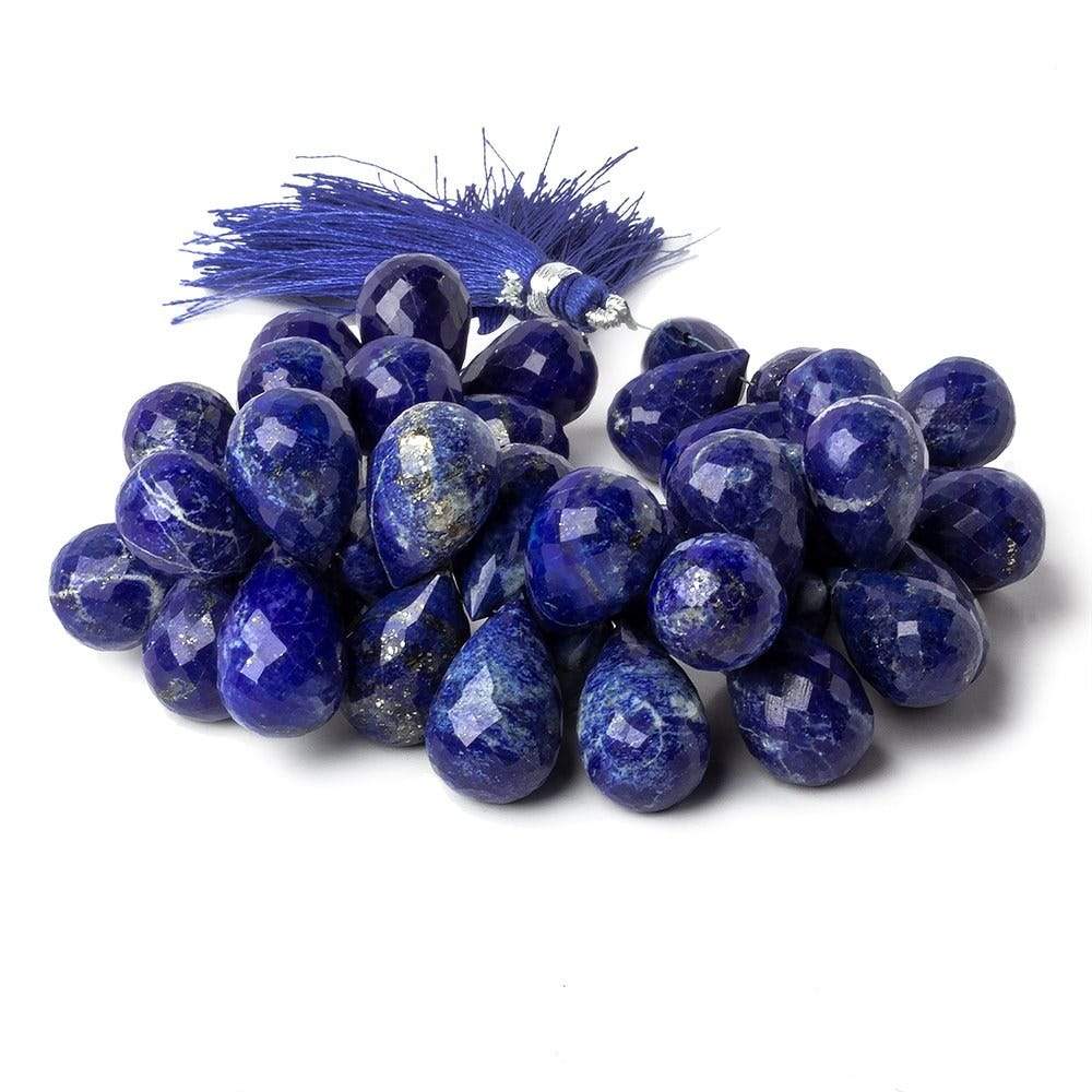 15x10-18x12mm Lapis Lazuli Faceted Tear Drops 7.5 inch 48 Beads AA Grade (ONLINE ORDER ONLY)
