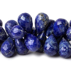 15x10-18x12mm Lapis Lazuli Faceted Tear Drops 7.5 inch 48 Beads AA Grade (ONLINE ORDER ONLY)