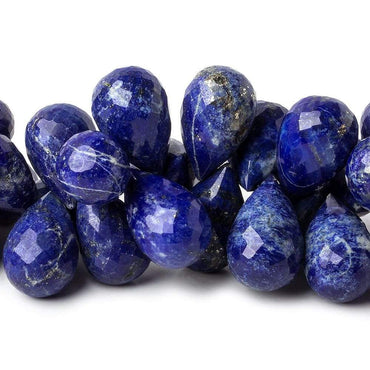 15x10-18x12mm Lapis Lazuli Faceted Tear Drops 7.5 inch 48 Beads AA Grade (ONLINE ORDER ONLY)