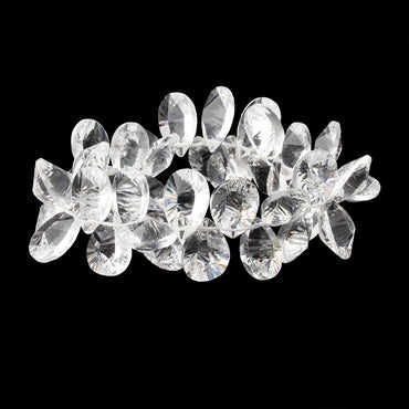 15x10mm Crystal Quartz Double Pavilion Faceted Pear Beads 8 inch 39 pieces (ONLINE ORDER ONLY)