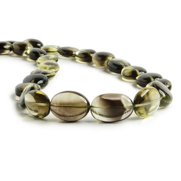 15x11-16x13mm Bi-colored Quartz Straight Drill Oval 16 Inch 27 Beads (ONLINE ORDER ONLY)