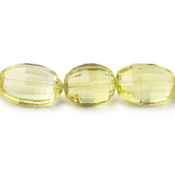 15x12-18x13mm Lemon Quartz Faceted Ovals 8 inch 12 beads AA (ONLINE ORDER ONLY)