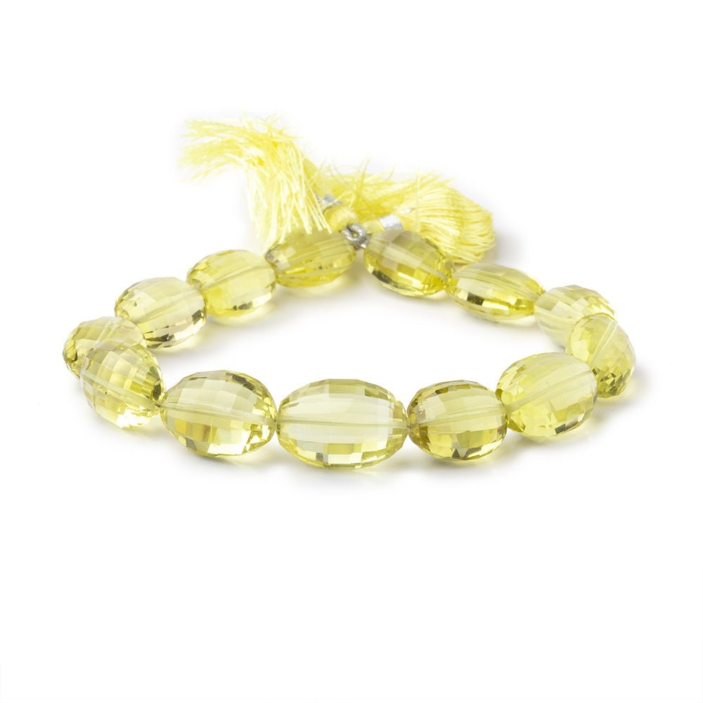 15x12-18x13mm Lemon Quartz Faceted Ovals 8 inch 12 beads AA (ONLINE ORDER ONLY)