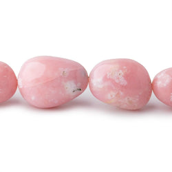 15x12-24x18mm Pink Peruvian Opal Plain Nugget Beads 20 inch 28 pieces AAA (ONLINE ORDER ONLY)