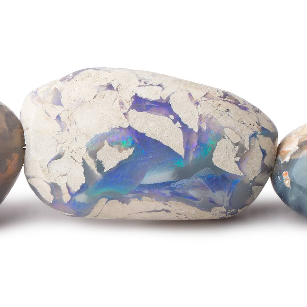15x12-37x26mm Australian Opal with Matrix Plain Nuggets 22 inch 22 Beads AA (ONLINE ORDER ONLY)