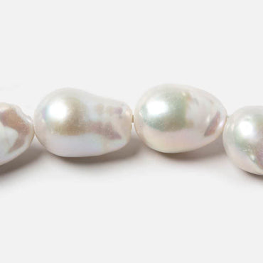 15x20-16x22mm Off White Ultra Baroque 2.5mm Hole Freshwater Pearls 5 pcs (ONLINE ORDER ONLY)