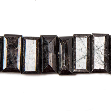 15x7-16x8mm Hypersthene side drilled rectangular emerald cuts 8 inch 27 beads (ONLINE ORDER ONLY)