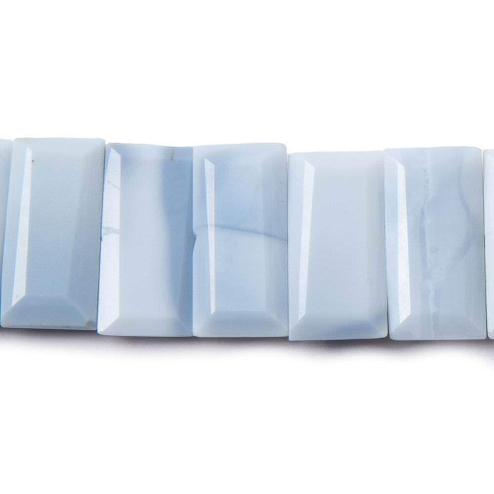 15x7mm Owyhee Denim Blue Opal Emerald Cut Beads 7.75 inch 28 pieces (ONLINE ORDER ONLY)