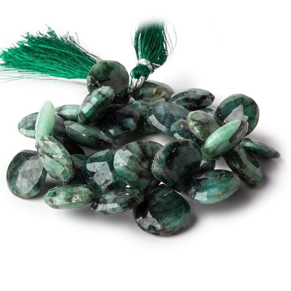 16-17mm Brazilian Emerald Faceted Heart Beads 8 inch 32 pcs (ONLINE ORDER ONLY)