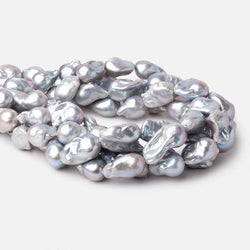 16-21mm Lilac Silver Ultra Baroque Freshwater Pearls 15.5 inch 18 Beads AA (ONLINE ORDER ONLY)