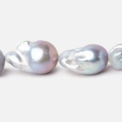 16-21mm Lilac Silver Ultra Baroque Freshwater Pearls 15.5 inch 18 Beads AA (ONLINE ORDER ONLY)
