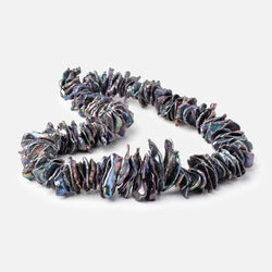 16-29mm Peacock Center Drilled Ultra Keshi Freshwater Pearls 16 inch 150 Beads (ONLINE ORDER ONLY)