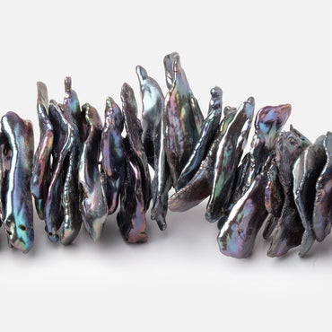 16-29mm Peacock Center Drilled Ultra Keshi Freshwater Pearls 16 inch 150 Beads (ONLINE ORDER ONLY)