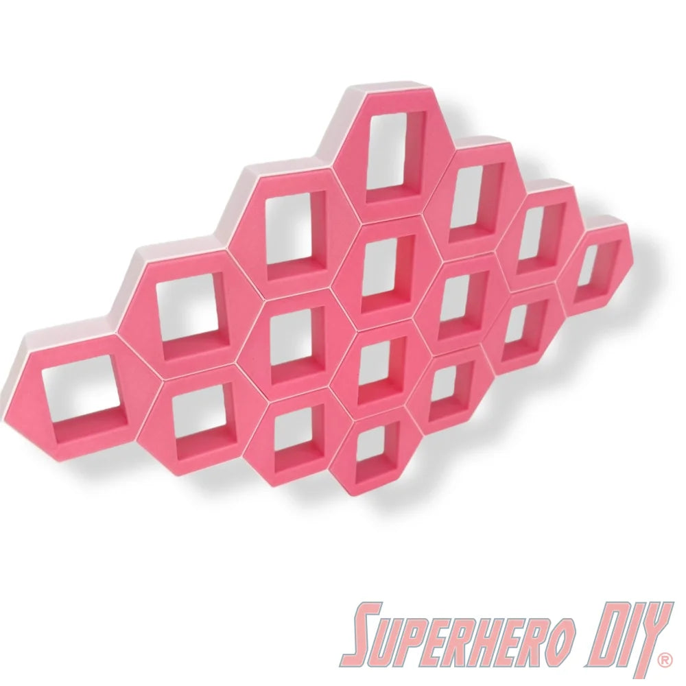 16-CELL Diamond Honeycomb Wall Display for Bitty Pops | Organize Bitty Pops for easy display! (ONLINE ORDER ONLY)