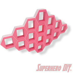 16-CELL Diamond Honeycomb Wall Display for Bitty Pops | Organize Bitty Pops for easy display! (ONLINE ORDER ONLY)