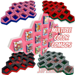 16-CELL Diamond Honeycomb Wall Display for Bitty Pops | Organize Bitty Pops for easy display! (ONLINE ORDER ONLY)