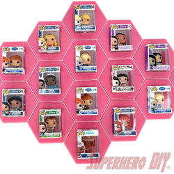 16-CELL Diamond Honeycomb Wall Display for Bitty Pops | Organize Bitty Pops for easy display! (ONLINE ORDER ONLY)