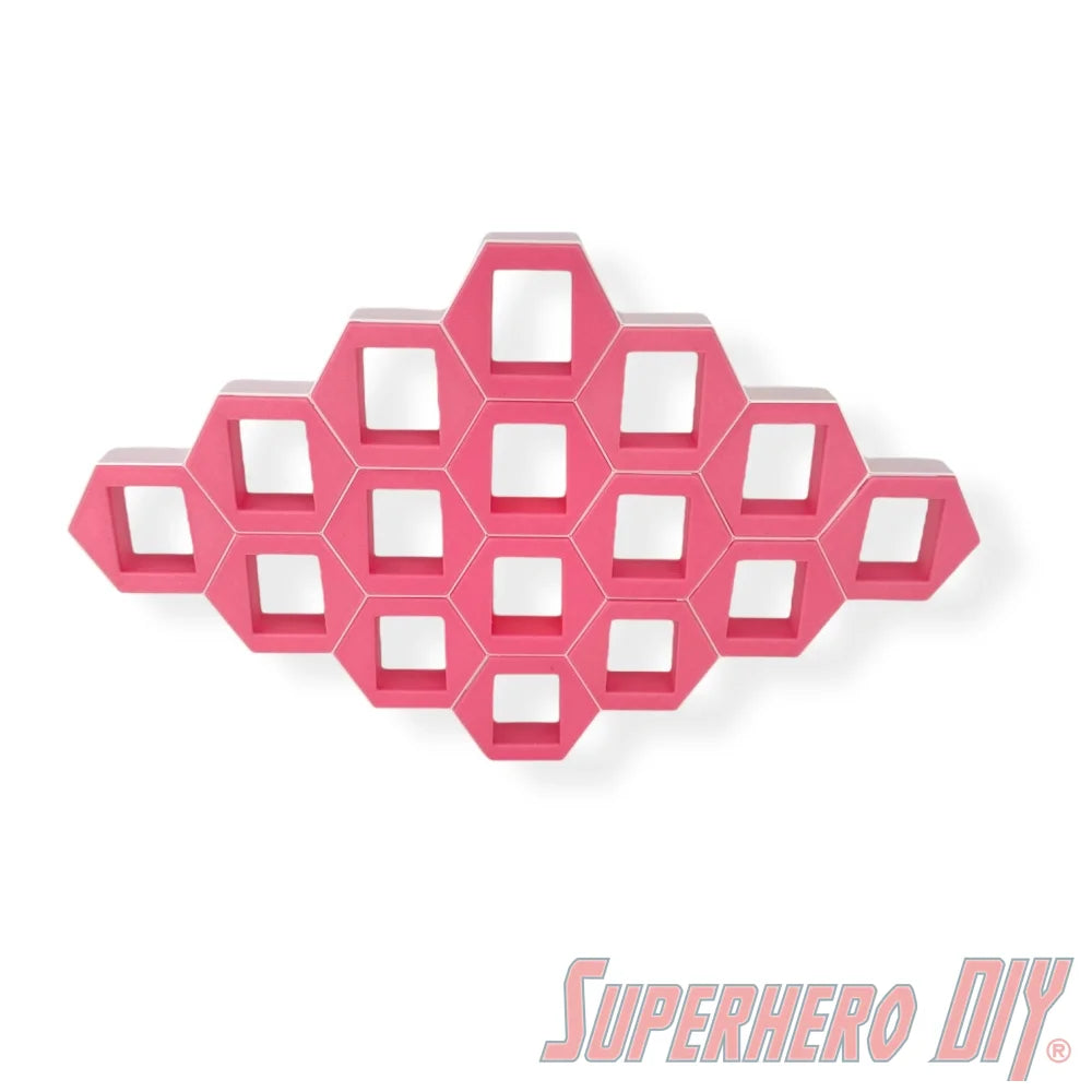 16-CELL Diamond Honeycomb Wall Display for Bitty Pops | Organize Bitty Pops for easy display! (ONLINE ORDER ONLY)
