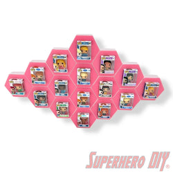 16-CELL Diamond Honeycomb Wall Display for Bitty Pops | Organize Bitty Pops for easy display! (ONLINE ORDER ONLY)