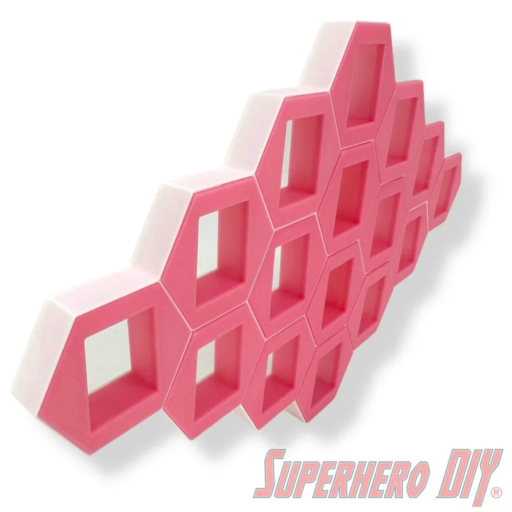16-CELL Diamond Honeycomb Wall Display for Bitty Pops | Organize Bitty Pops for easy display! (ONLINE ORDER ONLY)