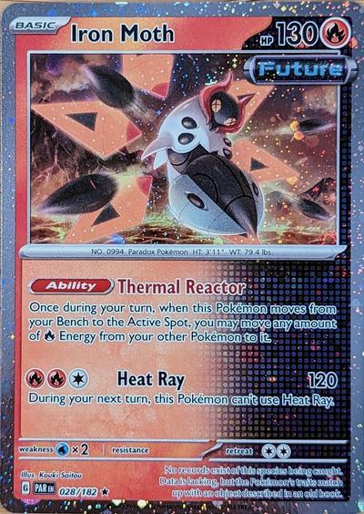 Iron Moth (028/182) (Cosmos Holo) [Scarlet & Violet: Paradox Rift] (Online Only)