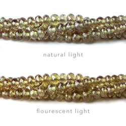 2.5-4.5mm Color Change Garnet Micro-faceted rondelles 16 inch 178 beads AAA (ONLINE ORDER ONLY)