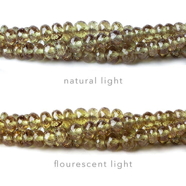 2.5-4.5mm Color Change Garnet Micro-faceted rondelles 16 inch 178 beads AAA (ONLINE ORDER ONLY)