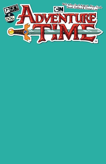 Adventure Time (2025) #6 C Bmo Teal Blank Sketch Variant (10/01/2025) Oni (ONLINE ORDER ONLY)