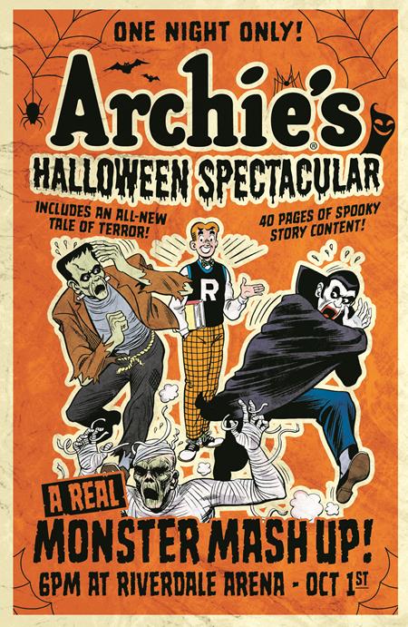 Archies Halloween Spectacular #1 (One Shot) B Bob White Retro Art Variant (10/01/2025) Archie (ONLINE ORDER ONLY)