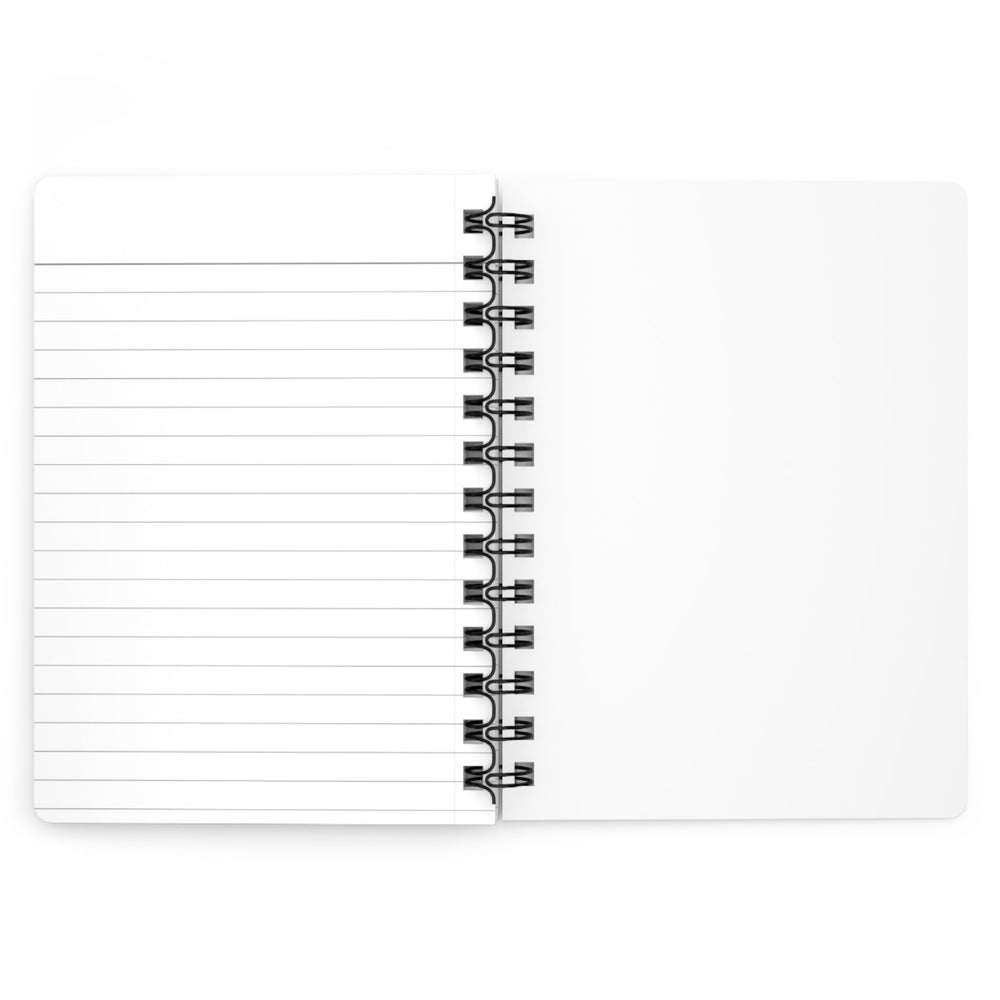 Groovy Alien Peace Spiral Bound Journal – Retro 90s Smiley UFO & Rainbow Notebook Spiral Bound Journal (ONLINE ORDER ONLY)