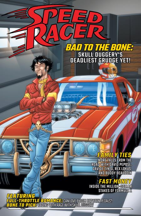 Speed Racer #3 C 1:10 Chris Batista Car Magazine Homage Unlock Variant (10/01/2025) Mad Cave (ONLINE ORDER ONLY)