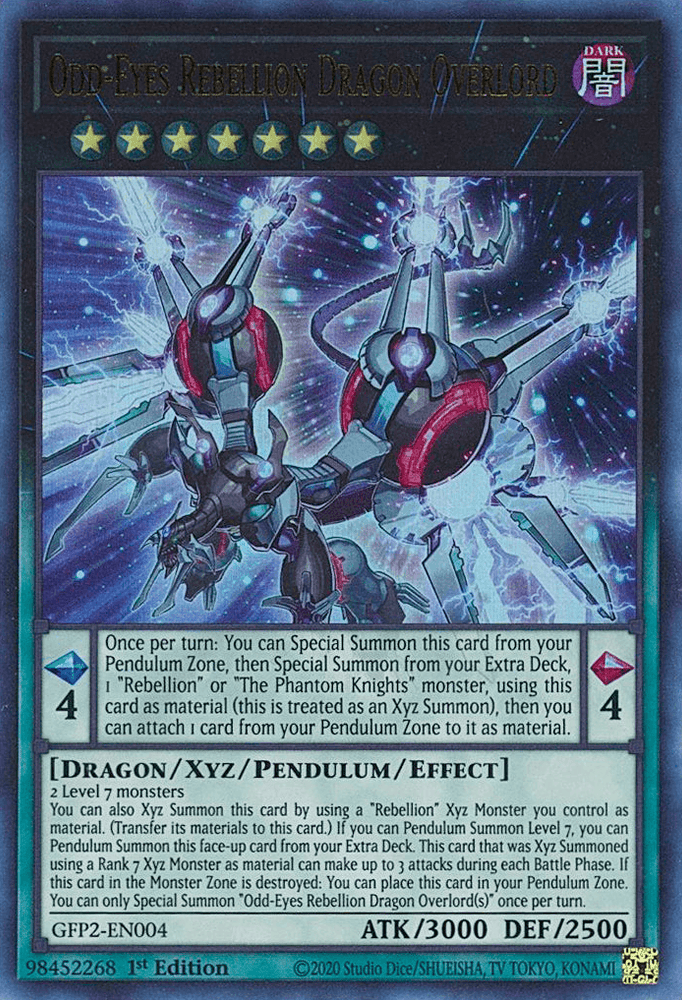 Odd-Eyes Rebellion Dragon Overlord [GFP2-EN004] Ultra Rare (ONLINE ORDER ONLY)
