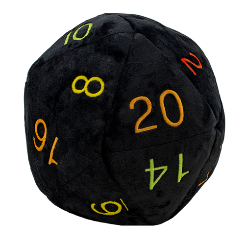 D20 Jumbo Plush Dice - Rainbow (ONLINE ORDER ONLY)