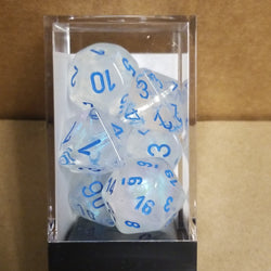Borealis Icicle /light blue 7-Dice / 16mm / 12mm / 30mm Luminary (Online Only)
