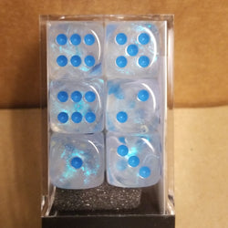 Borealis Icicle /light blue 7-Dice / 16mm / 12mm / 30mm Luminary (Online Only)