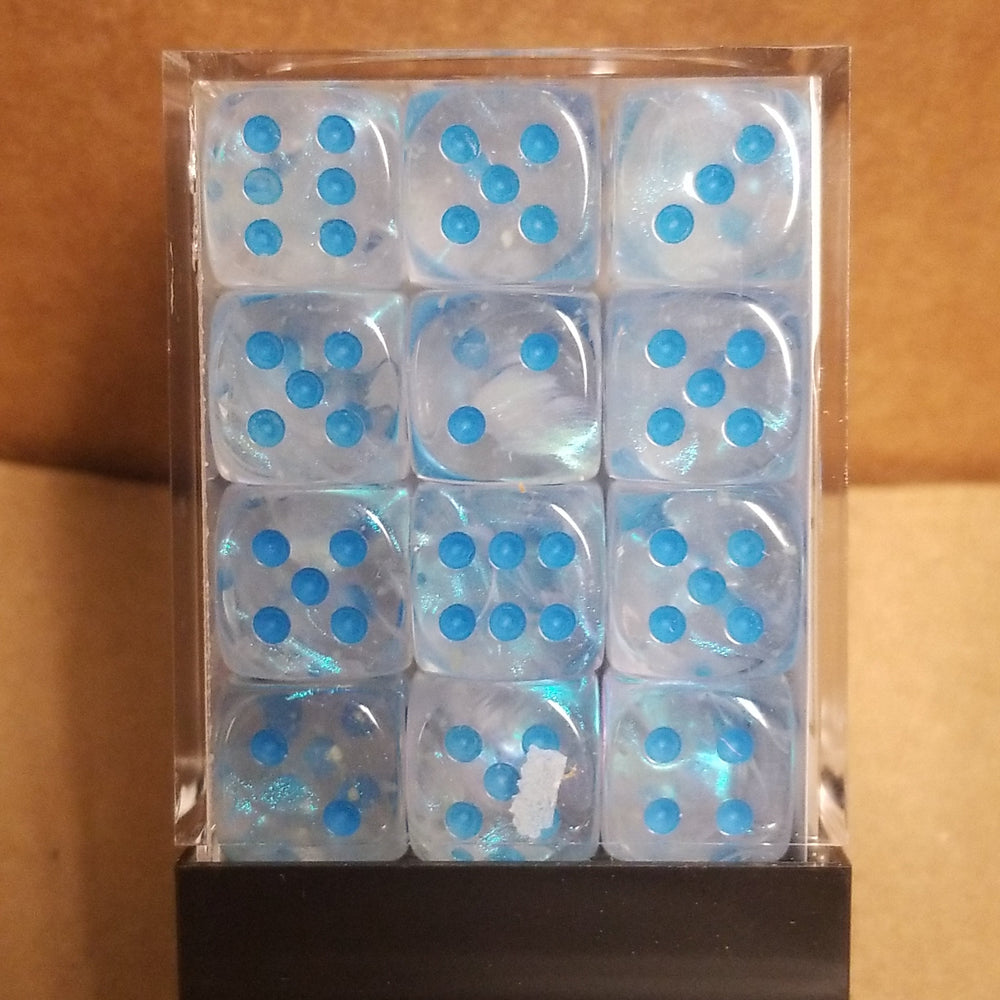 Borealis Icicle /light blue 7-Dice / 16mm / 12mm / 30mm Luminary (Online Only)