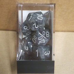 Borealis Light Smoke/silver 7-Dice / 16mm / 12mm / 30mm Luminary (Online Only)