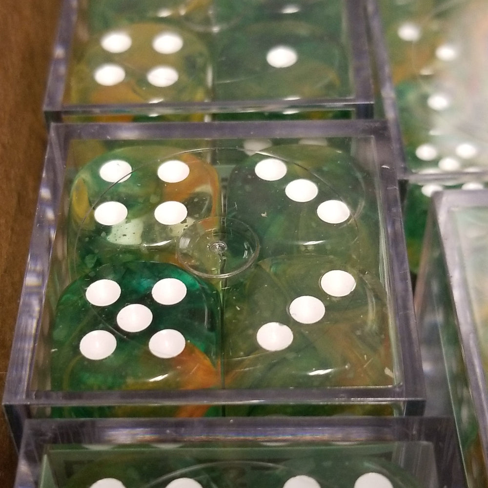 Nebula Spring/white Luminary 7-Dice/16mm/12mm/30mm/Ten10's (Online Only)
