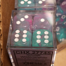 Nebula Wisteria Blue/Purple Luminary 7-Dice/16mm/12mm/30mm/Ten10's (Online Only)