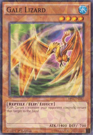 Gale Lizard [BP03-EN007] Shatterfoil Rare (ONLINE ORDER ONLY)