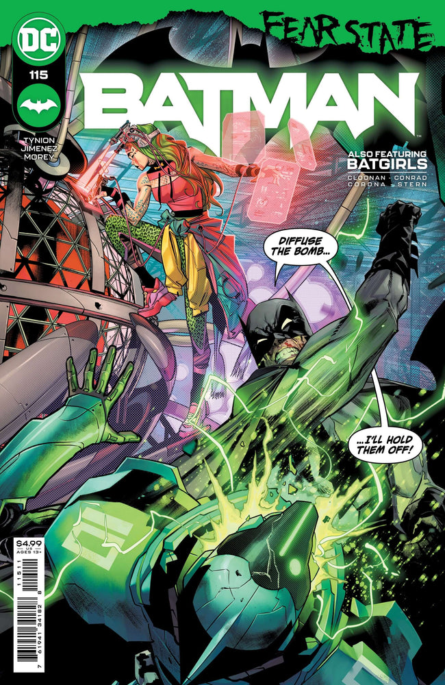 Batman #115 A Jorge Jimenez James Tynion IV (Fear State) (10/19/2021) Dc (ONLINE ORDER ONLY)