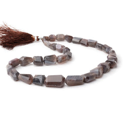 7x7-19x12mm Chocolate Moonstone Faceted Nuggets 16 inch 32 Beads (ONLINE ORDER ONLY)