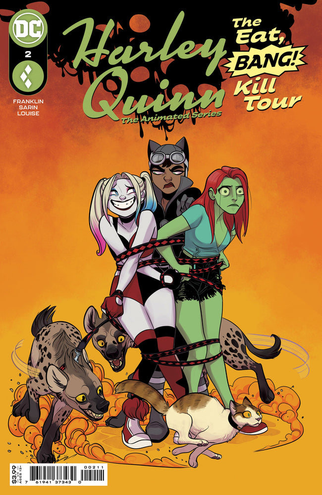 Harley Quinn The Animated Series The Eat Bang Kill Tour #2 (Of 6) A Max Sarin Tee Franklin GGA Rope Bondage Catwoman (10/12/2021) Dc (ONLINE ORDER ONLY)