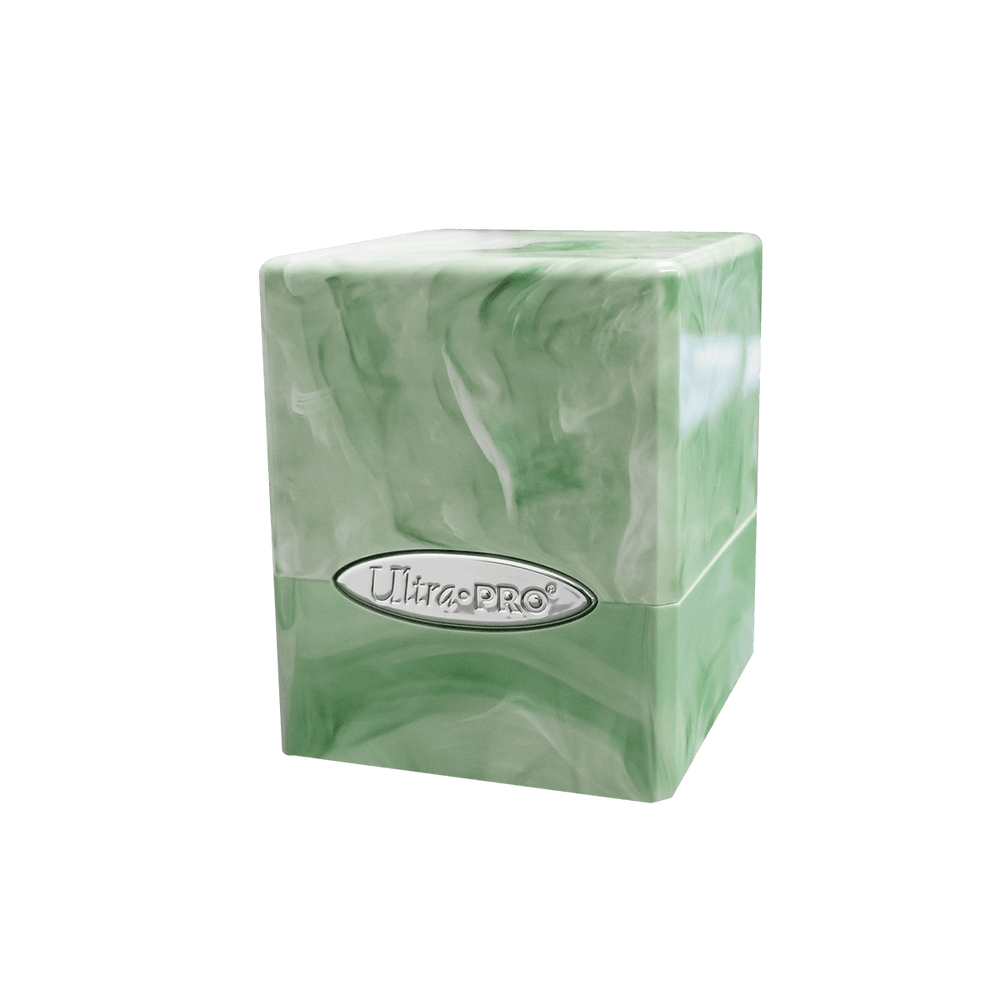 Marble SATIN® Cube - Lime Green / White (ONLINE ORDER ONLY)