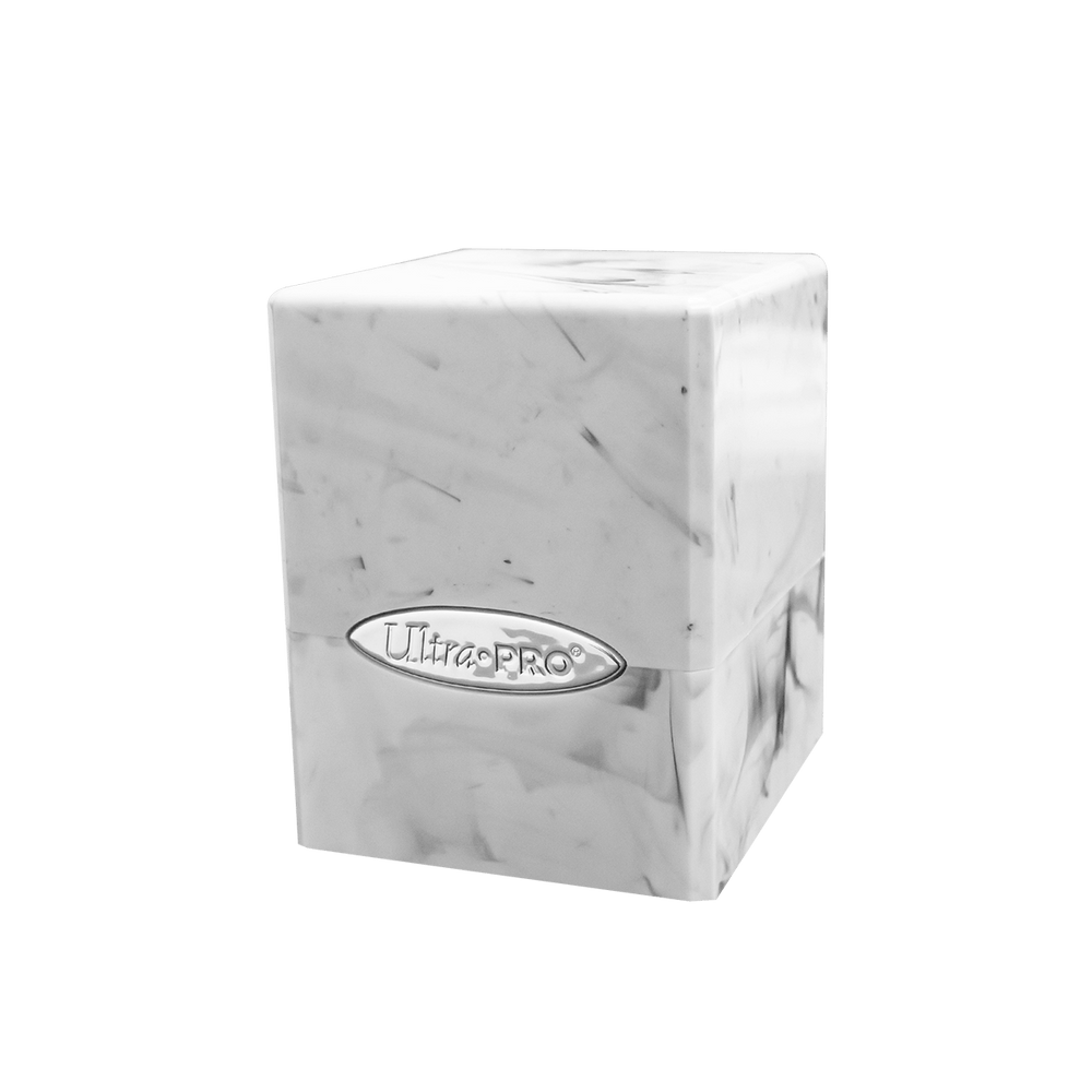 Marble SATIN® Cube - White / Black (ONLINE ORDER ONLY)