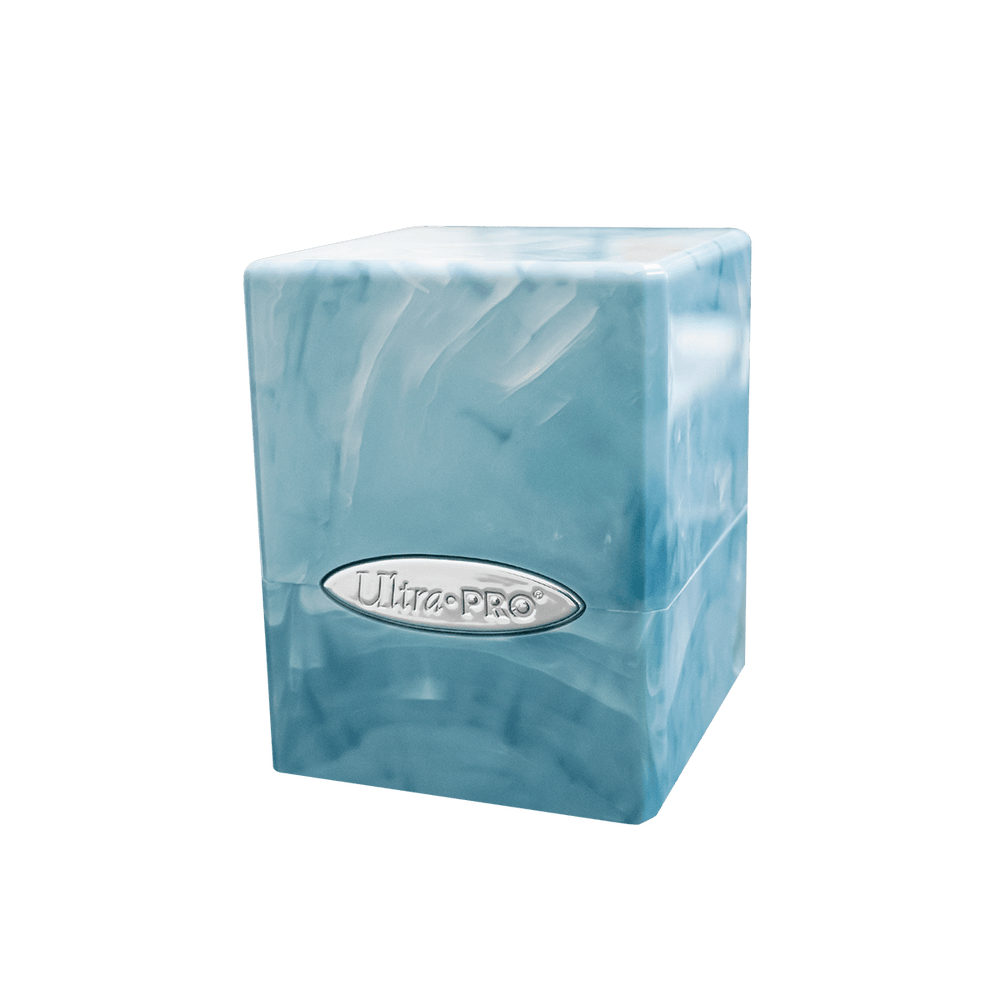 Marble SATIN® Cube - Light Blue / White (ONLINE ORDER ONLY)