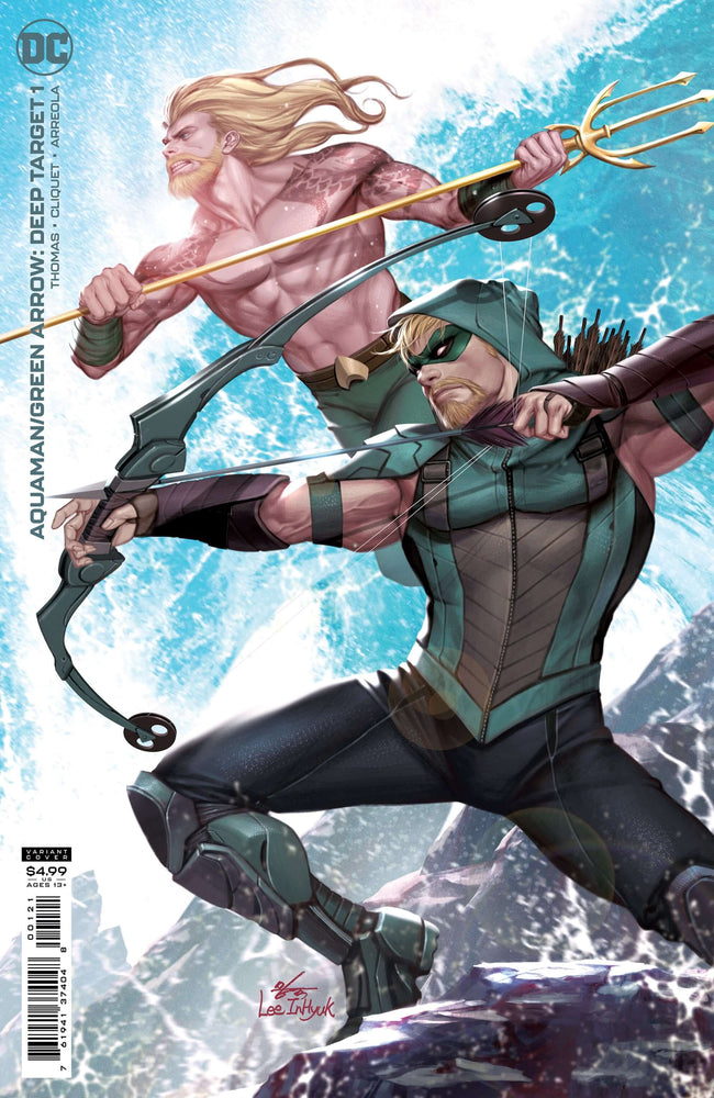 Aquaman Green Arrow Deep Target #1 (Of 7) B In-hyuk Lee Card Stock Variant (10/26/2021) Dc (ONLINE ORDER ONLY)