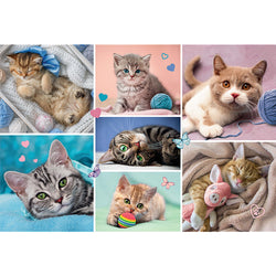 Trefl Red 100 Piece Kids Puzzle - In the cat world (ONLINE ORDER ONLY)