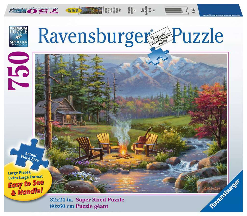 Puzzle: Large Format - Riverside  Livingroom (ONLINE ORDER ONLY)