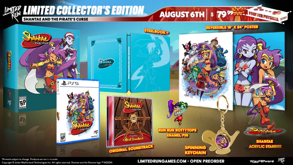 Shantae and the Pirates Curse Collector Edition Limited Run (PlayStation 5) (ONLINE ORDER ONLY)